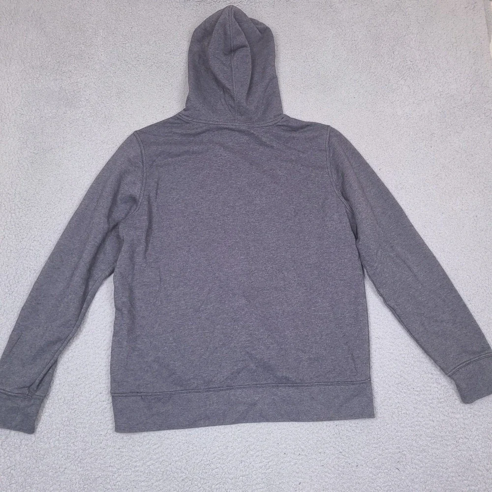 The North Face‎ Hoodie Mens Large Gray Game On Print Pullover Sweatshirt